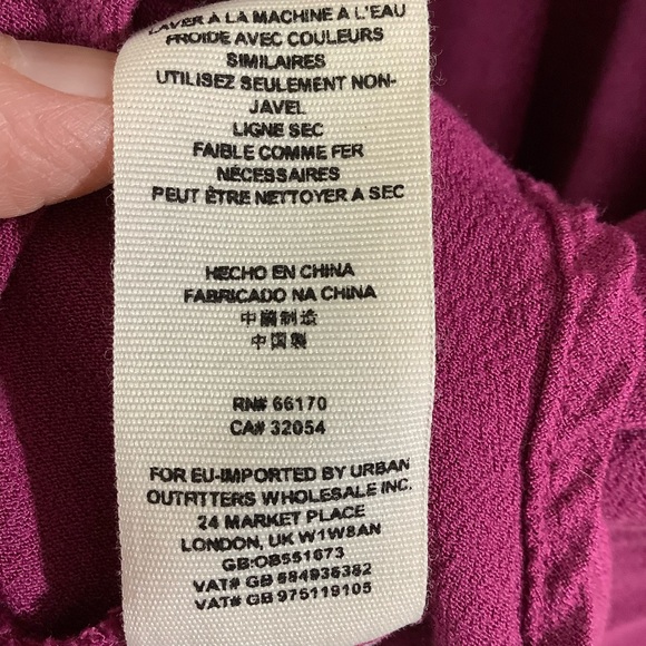 Free People Tie-Front Cutout Mini Dress Junior Size 0 - Picture 6 of 9